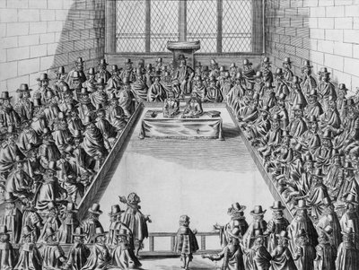 Parlement tijdens het Gemenebest, 1650 door French School